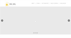 Desktop Screenshot of delsolchurch.com